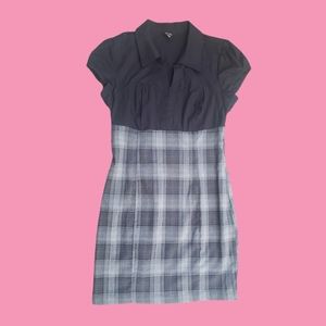 Guess 90s plaid dress